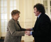 Kristalina Georgieva se reunió con Javier Milei y Caputo